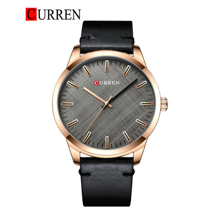 CURREN Original Brand Leather Straps Wrist Watch For Men Wth Brand (Box & Bag)-8386