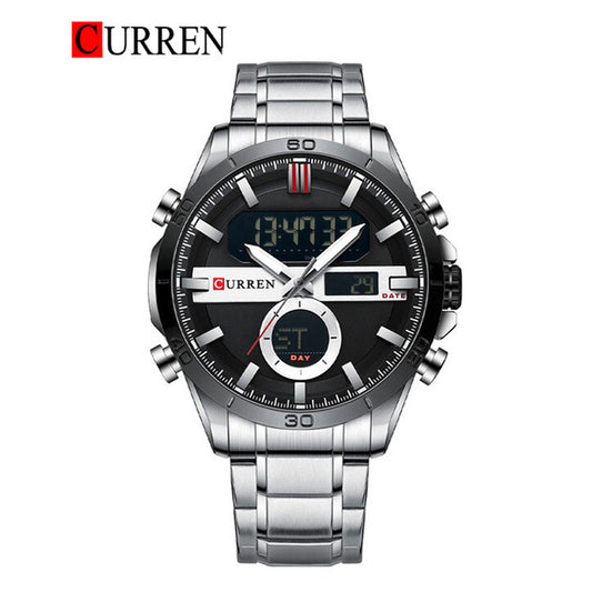 CURREN Original Brand Stainless Steel Band Wrist Watch For Men With Brand (Box & Bag)-8384